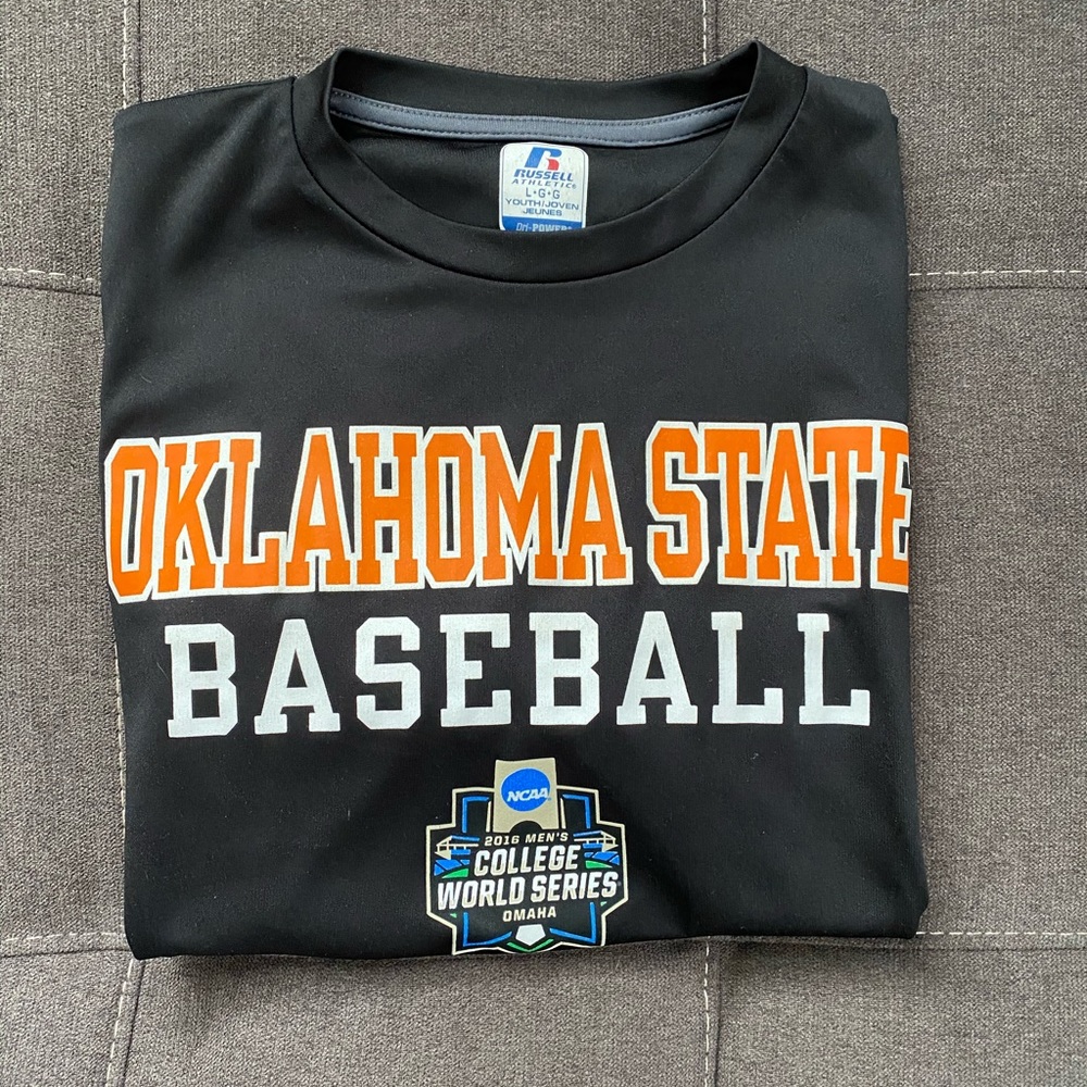 OK State Baseball Tee